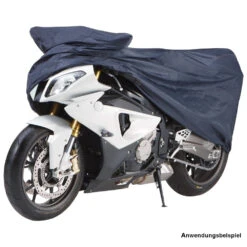 Motorradabdeckung Gr. M UV-beständig Aus Polyethan In Der Farbe Blau