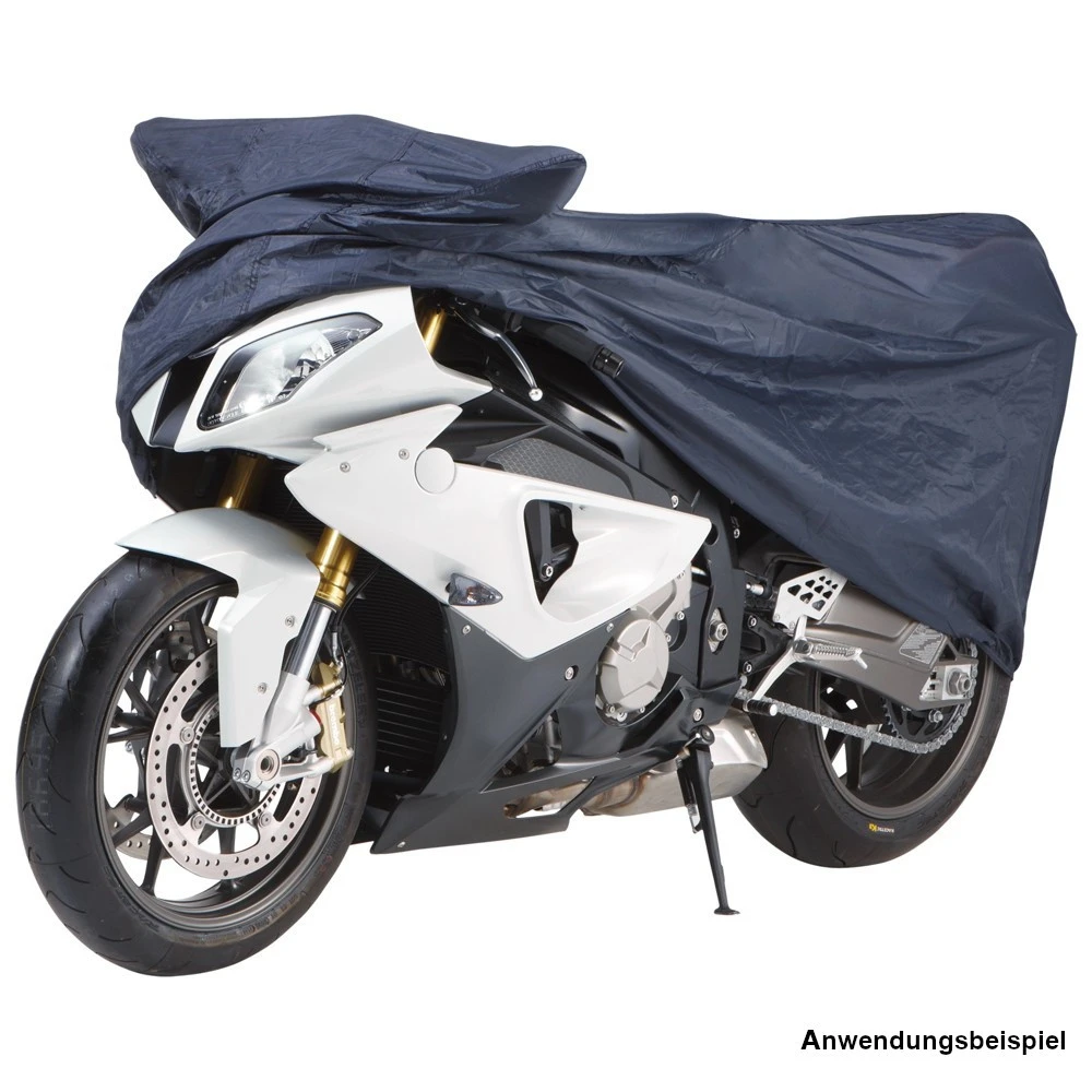 Motorradabdeckung Gr. M UV-beständig Aus Polyethan In Der Farbe Blau 3 Motorradabdeckung Gr. M UV-beständig Aus Polyethan In Der Farbe Blau
