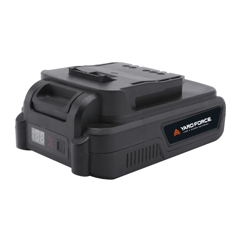 Yard Force Li-Ion-Akku 20 V, 2,0 Ah Mit Digitalanzeige 3 Yard Force Li-Ion-Akku 20 V, 2,0 Ah Mit Digitalanzeige