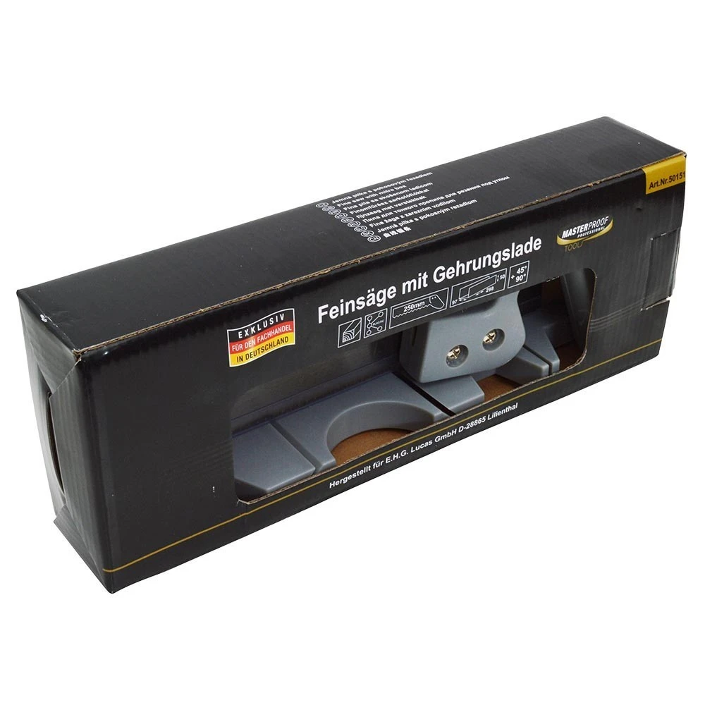 Feinsäge 250mm Mit Gehrungslade 45°/90° 4 Feinsäge 250mm Mit Gehrungslade 45°/90° – Bild 2