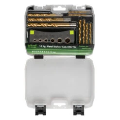 HSS TIN Bohrersatz 10-teilig, 2-10 Mm, Mit Bohrhilfe 10 HSS TIN Bohrersatz 10-teilig, 2-10 Mm, Mit Bohrhilfe -Meiste Werkzeuge Geschaft ZgJjXjVVA5cDpK 1280x1280