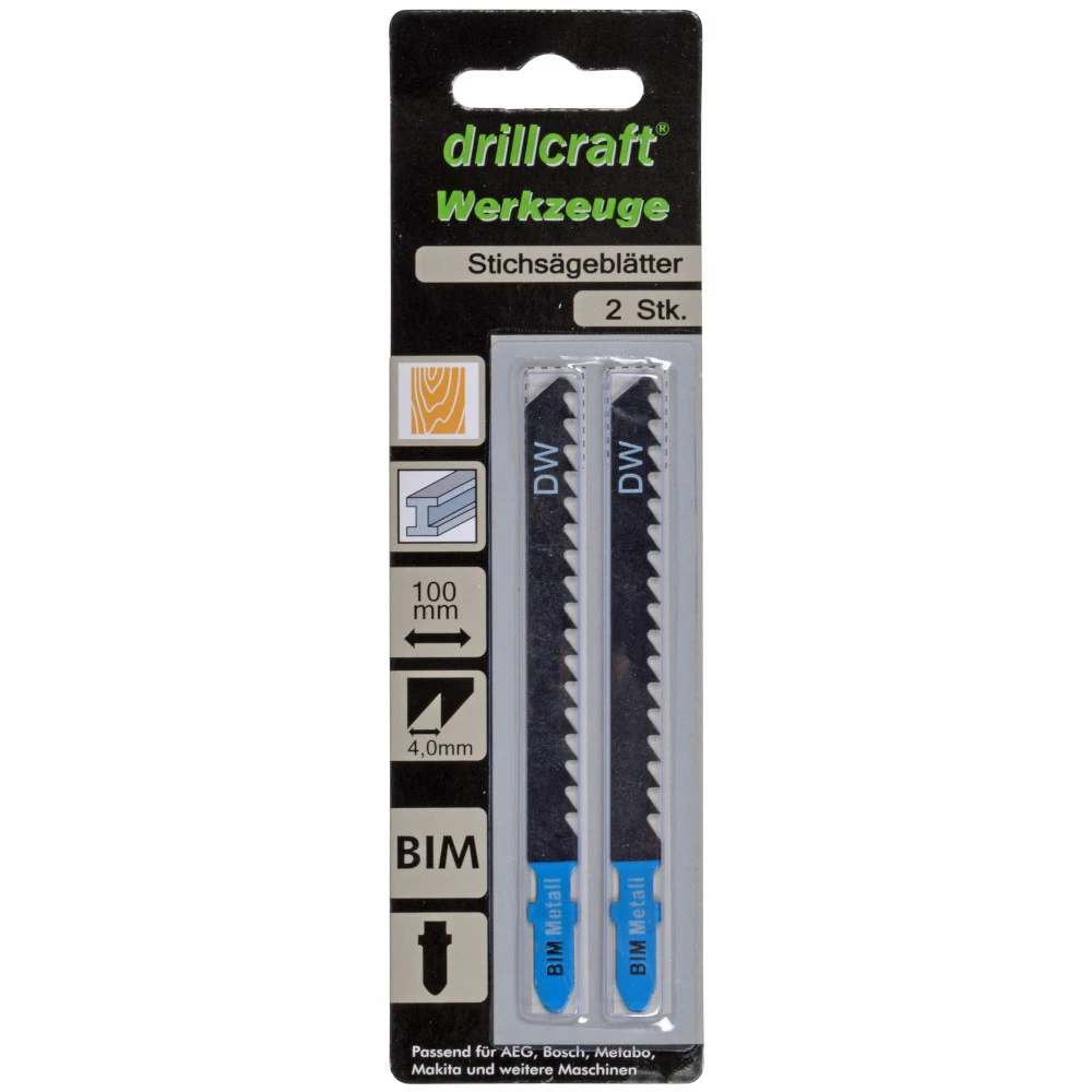 Stichsägeblatt 2 Stück 17 Zahn 100 X 4,0 Mm T-Aufnahme BIM 4 Stichsägeblatt 2 Stück 17 Zahn 100 X 4,0 Mm T-Aufnahme BIM – Bild 2