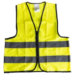 Kinder-Warnweste Größe M In Gelb Aus Polyester