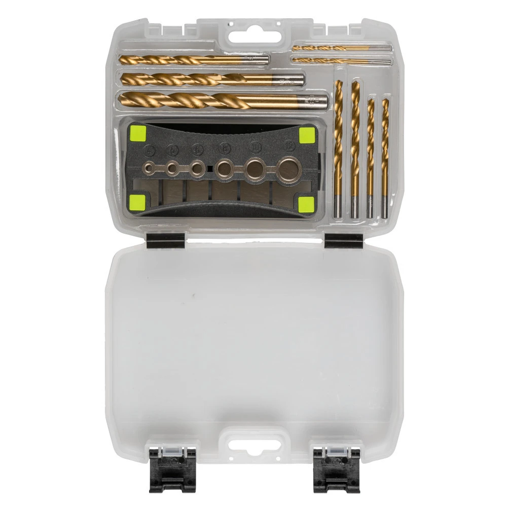 HSS TIN Bohrersatz 10-teilig, 2-10 Mm, Mit Bohrhilfe 5 HSS TIN Bohrersatz 10-teilig, 2-10 Mm, Mit Bohrhilfe – Bild 3