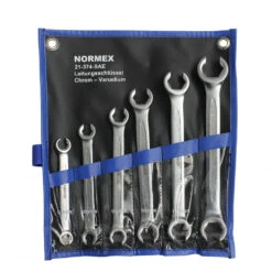 Normex Bremsleitungsschlüssel Satz 6tlg. Zollmaße Ringschlüssel Leitungsschlüssel