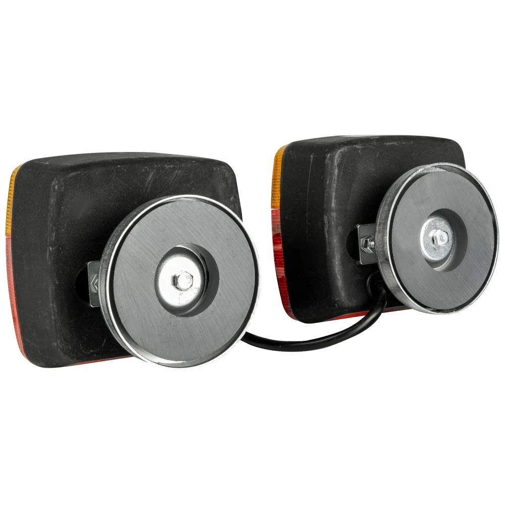 PKW Anhänger Beleuchtung Mit Magneten Stecker 7-polig Rücklichter Rückleuchten Set 5 PKW Anhänger Beleuchtung Mit Magneten Stecker 7-polig Rücklichter Rückleuchten Set – Bild 3