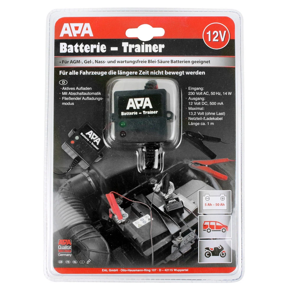 APA-Batterie-Trainer Mit 12 V Und Abschaltautomatik 4 APA-Batterie-Trainer Mit 12 V Und Abschaltautomatik – Bild 2