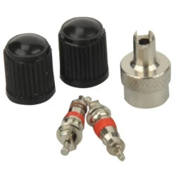 FISCHER Auto-Ventil-Set 5-teilig, Mit Werkzeug