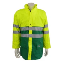 Warnschutz Regenjacke Gelb/grün EN471 Größe M